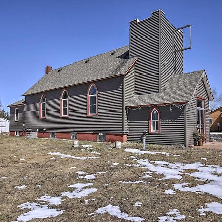 Renovated Historic Church Along Namekagon River! Seeley Екстериор снимка