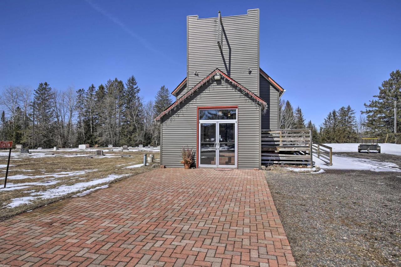 Renovated Historic Church Along Namekagon River! Seeley Екстериор снимка