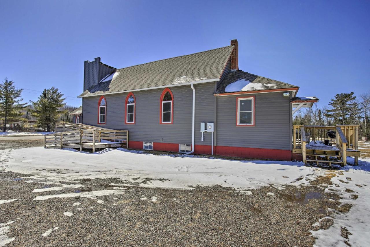 Renovated Historic Church Along Namekagon River! Seeley Екстериор снимка